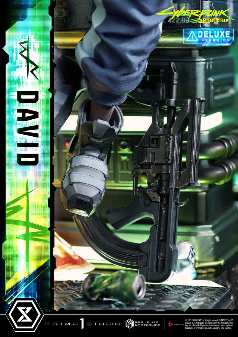 Real Elite Masterline Cyberpunk Edgerunners 1/4 Scale Statue: David DX Edition image 19