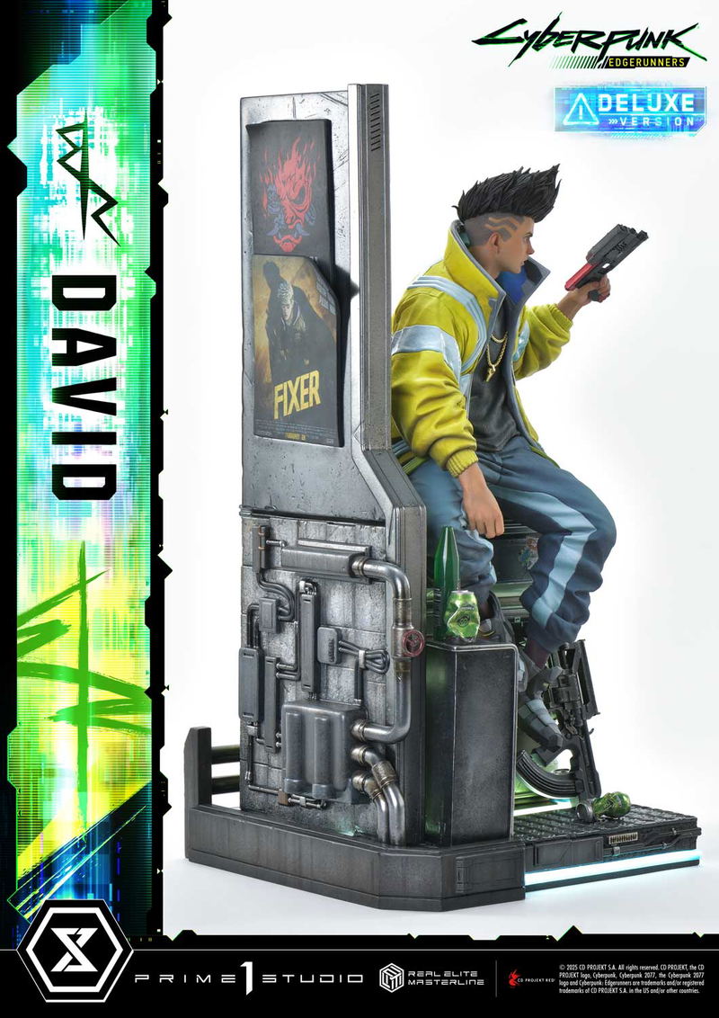 Real Elite Masterline Cyberpunk Edgerunners 1/4 Scale Statue: David DX Edition image 20