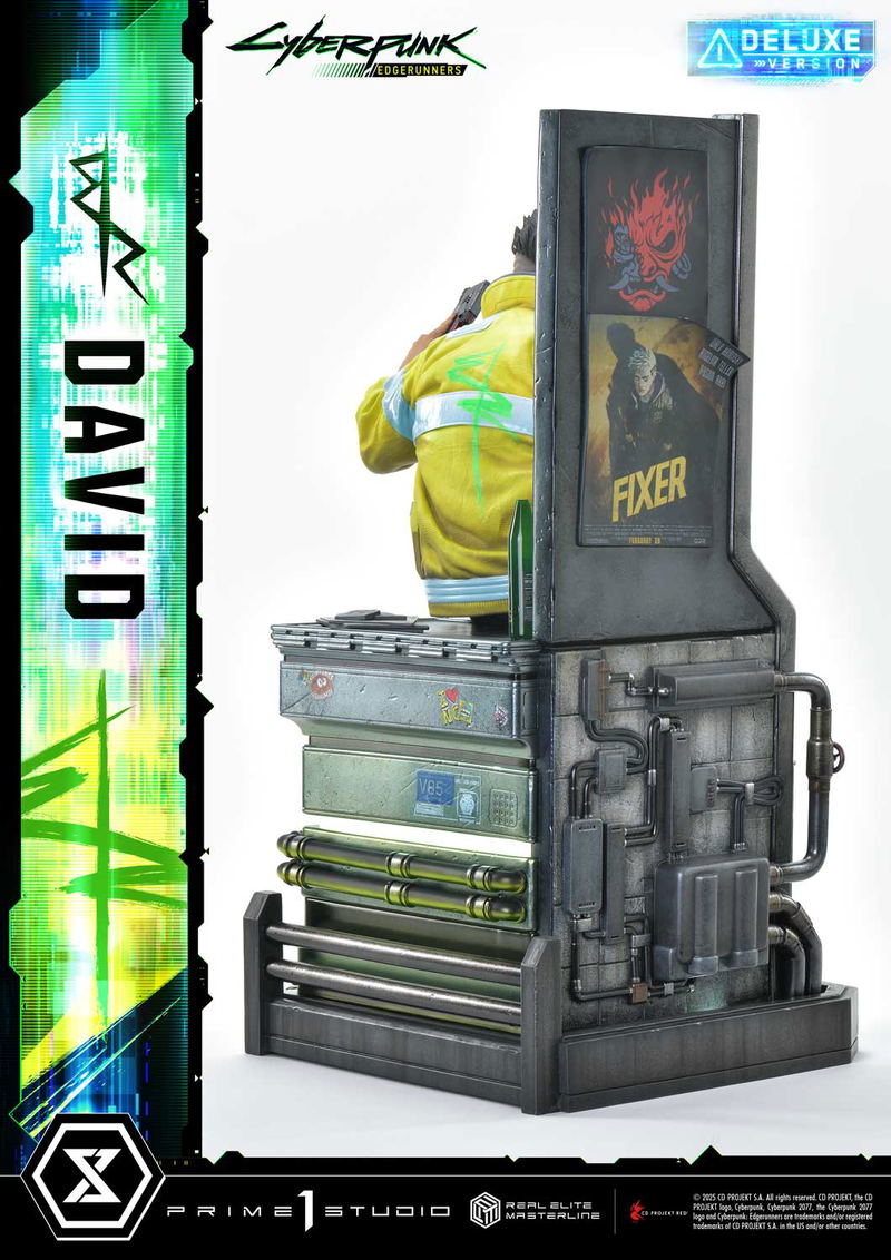 Real Elite Masterline Cyberpunk Edgerunners 1/4 Scale Statue: David DX Edition image 21