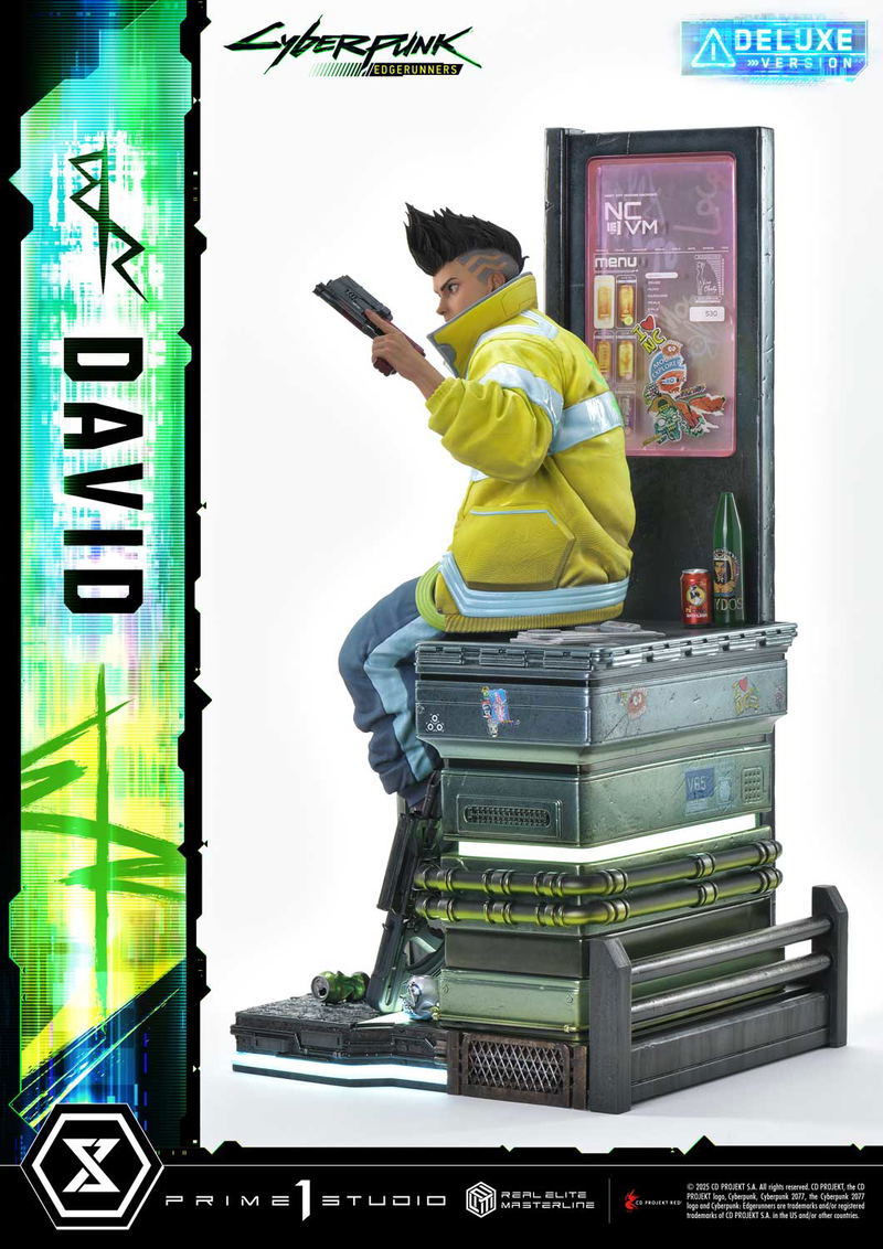 Real Elite Masterline Cyberpunk Edgerunners 1/4 Scale Statue: David DX Edition image 22