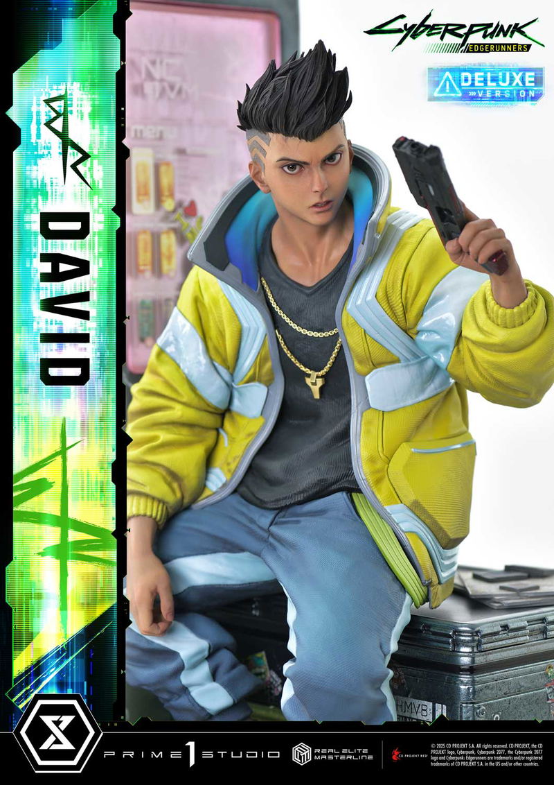 Real Elite Masterline Cyberpunk Edgerunners 1/4 Scale Statue: David DX Edition image 23