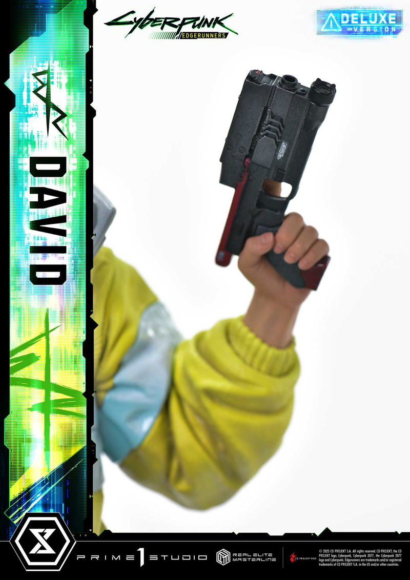 Real Elite Masterline Cyberpunk Edgerunners 1/4 Scale Statue: David DX Edition image 24