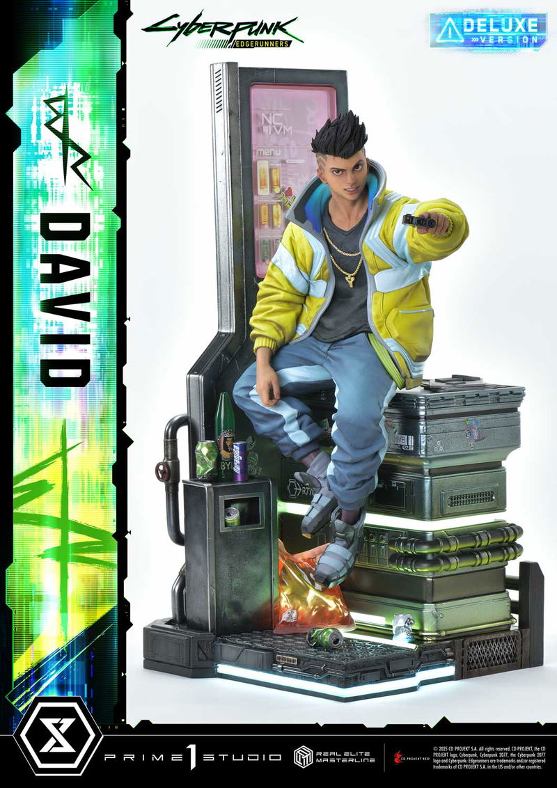 Real Elite Masterline Cyberpunk Edgerunners 1/4 Scale Statue: David DX Edition image 26