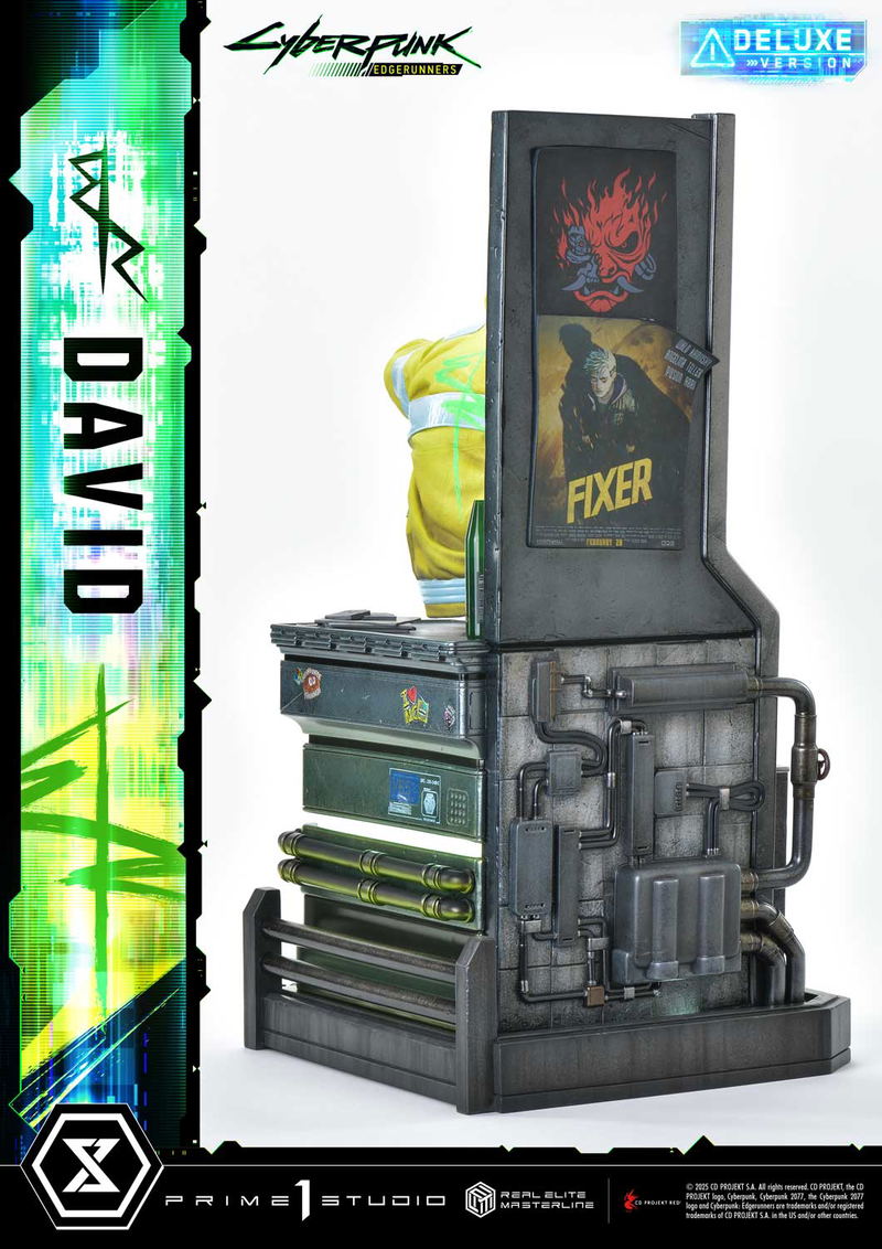 Real Elite Masterline Cyberpunk Edgerunners 1/4 Scale Statue: David DX Edition image 28