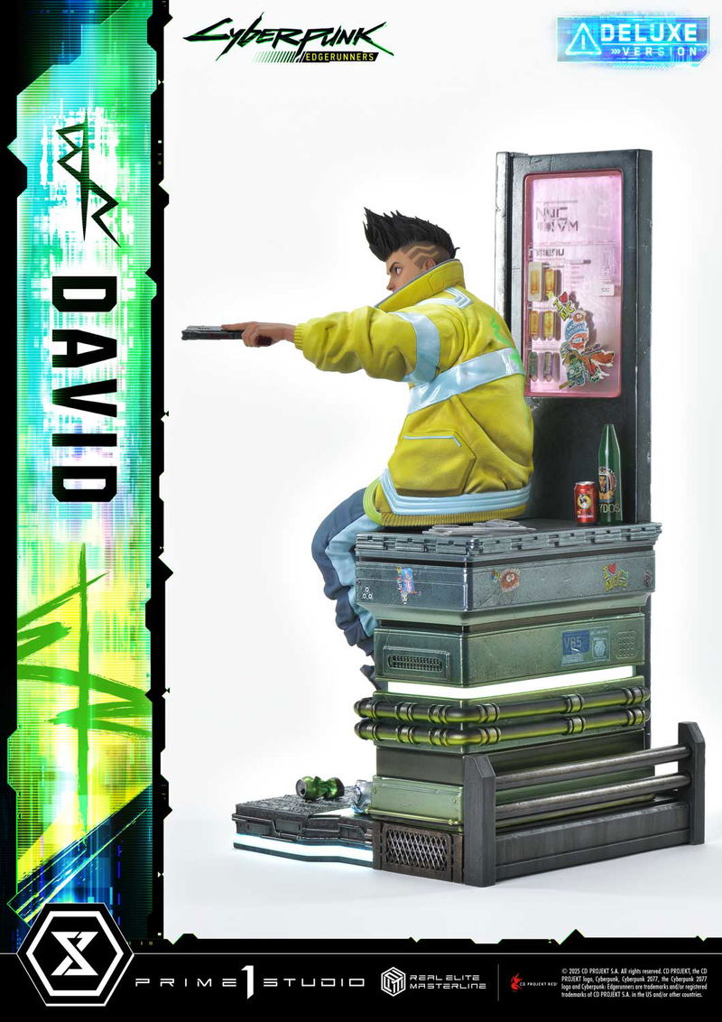 Real Elite Masterline Cyberpunk Edgerunners 1/4 Scale Statue: David DX Edition image 29