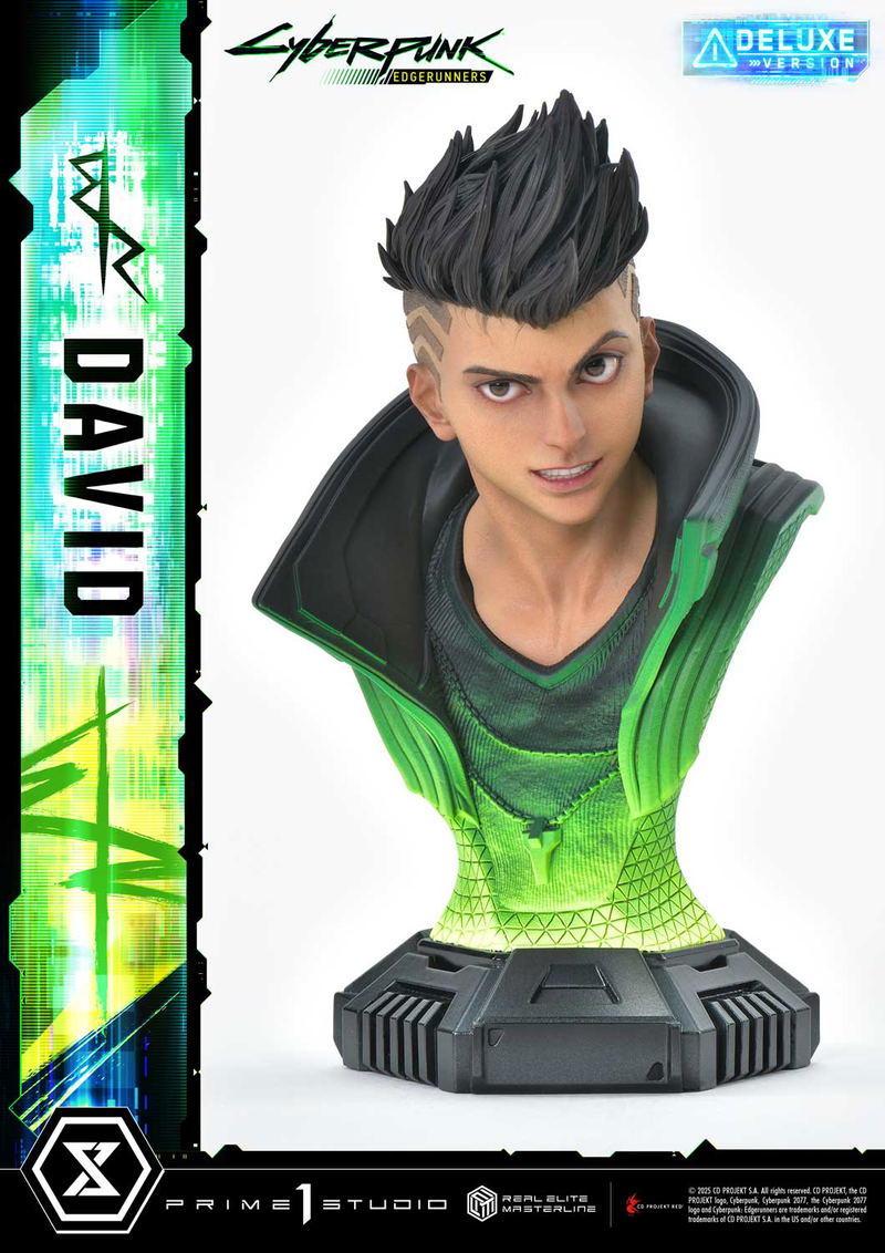 Real Elite Masterline Cyberpunk Edgerunners 1/4 Scale Statue: David DX Edition image 31