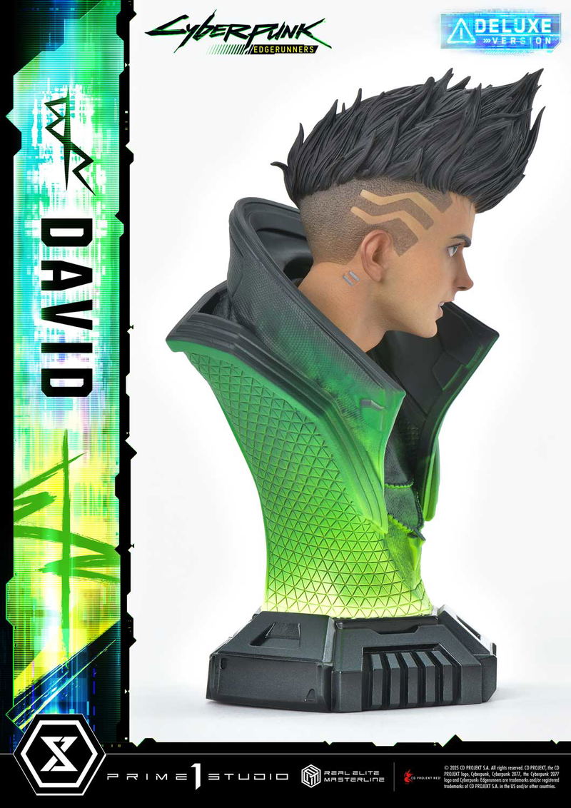 Real Elite Masterline Cyberpunk Edgerunners 1/4 Scale Statue: David DX Edition image 32