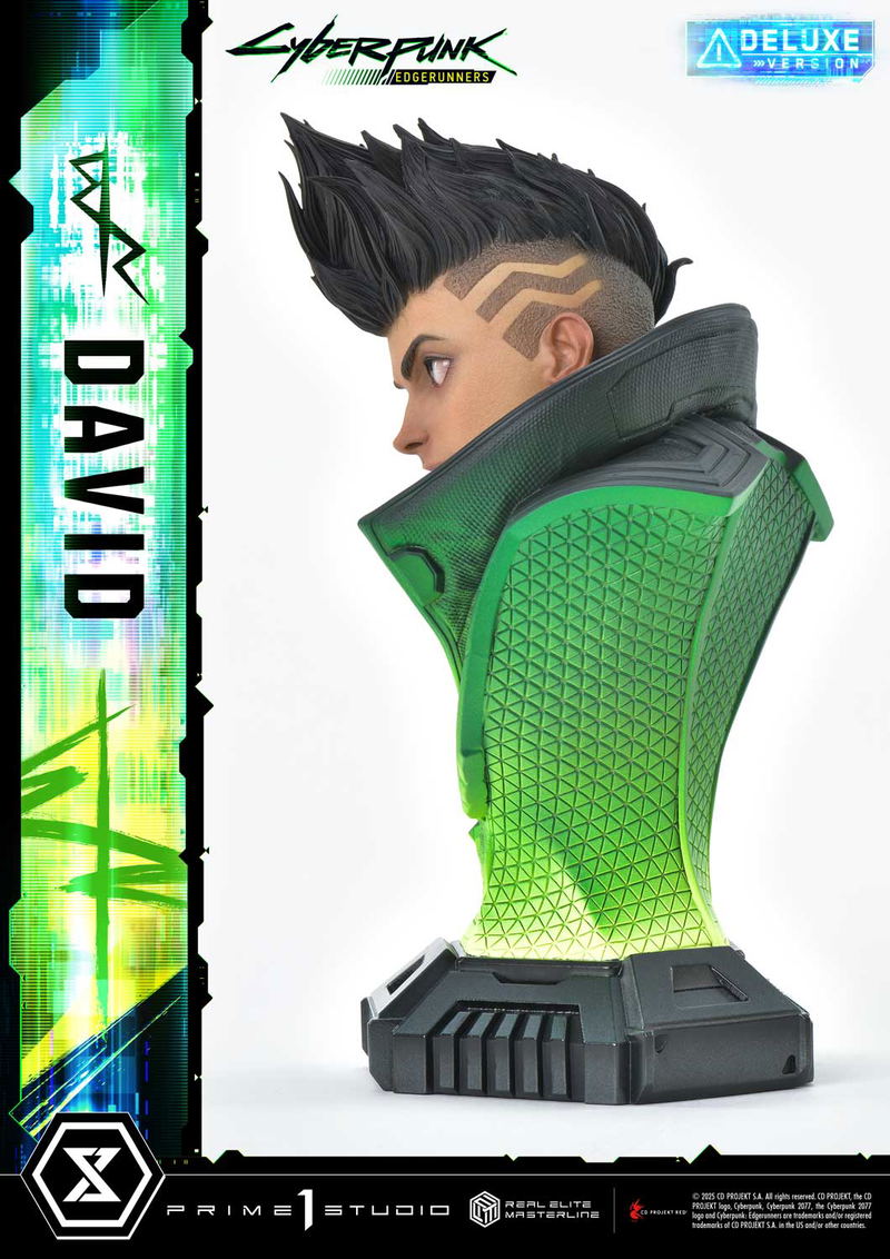 Real Elite Masterline Cyberpunk Edgerunners 1/4 Scale Statue: David DX Edition image 34
