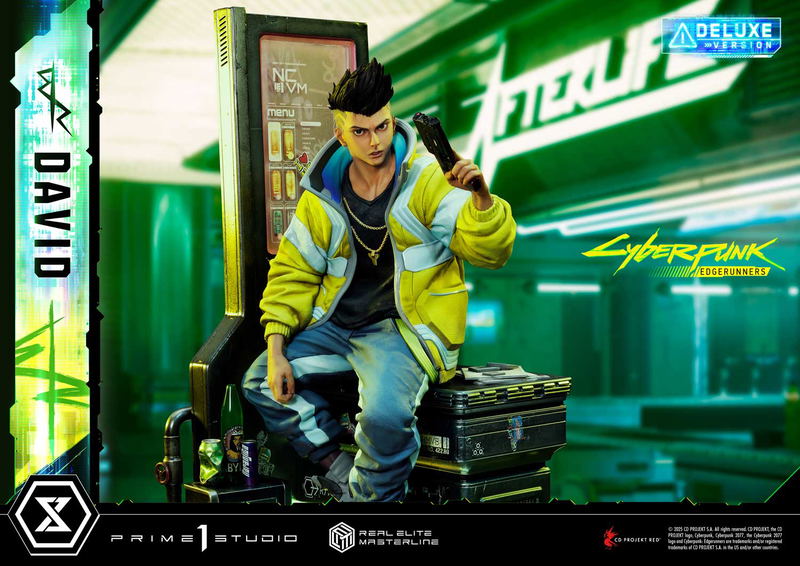 Real Elite Masterline Cyberpunk Edgerunners 1/4 Scale Statue: David DX Edition image 37