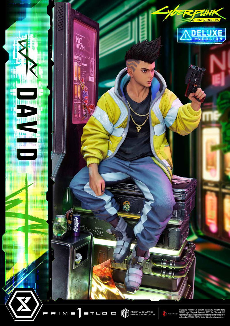 Real Elite Masterline Cyberpunk Edgerunners 1/4 Scale Statue: David DX Edition image 4
