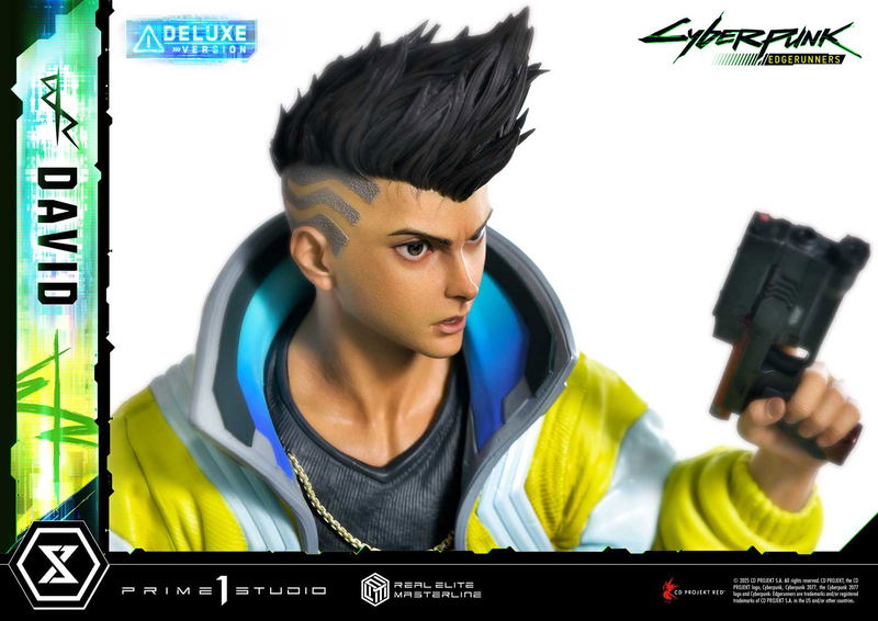 Real Elite Masterline Cyberpunk Edgerunners 1/4 Scale Statue: David DX Edition image 40