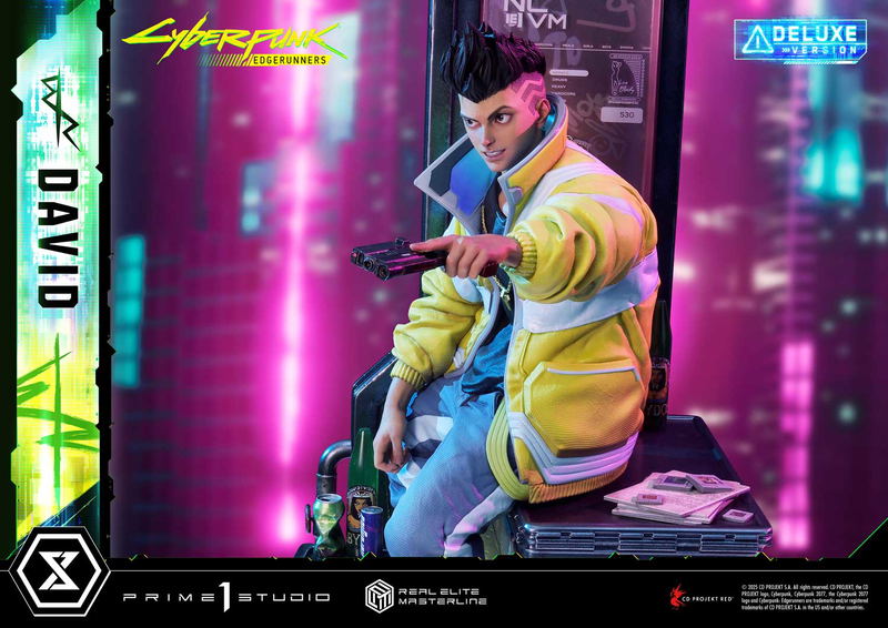 Real Elite Masterline Cyberpunk Edgerunners 1/4 Scale Statue: David DX Edition image 41