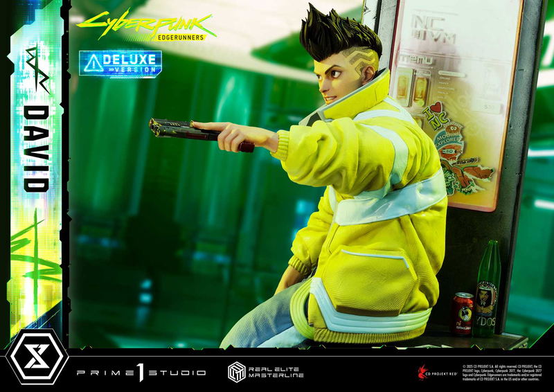 Real Elite Masterline Cyberpunk Edgerunners 1/4 Scale Statue: David DX Edition image 43