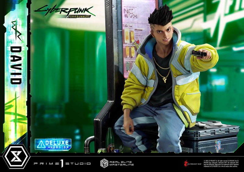 Real Elite Masterline Cyberpunk Edgerunners 1/4 Scale Statue: David DX Edition image 44