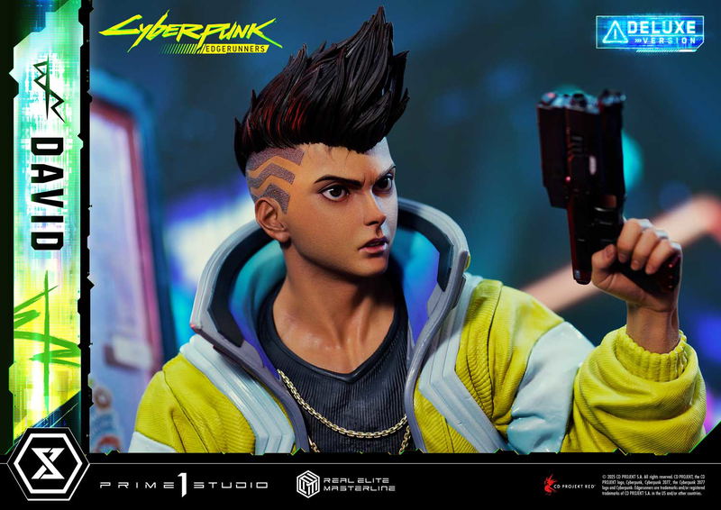 Real Elite Masterline Cyberpunk Edgerunners 1/4 Scale Statue: David DX Edition image 46