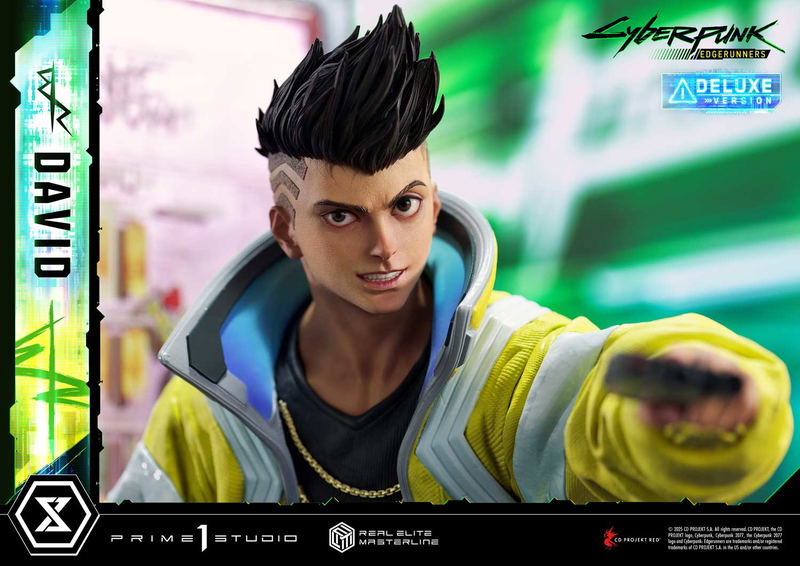 Real Elite Masterline Cyberpunk Edgerunners 1/4 Scale Statue: David DX Edition image 47