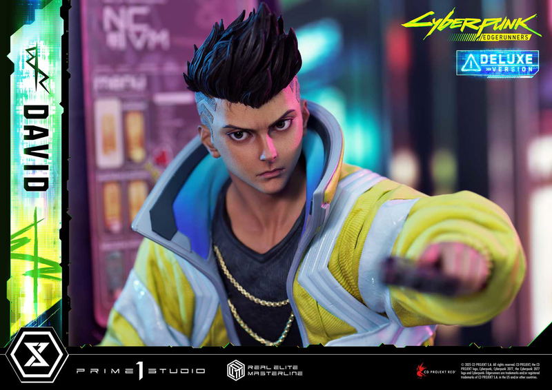 Real Elite Masterline Cyberpunk Edgerunners 1/4 Scale Statue: David DX Edition image 49