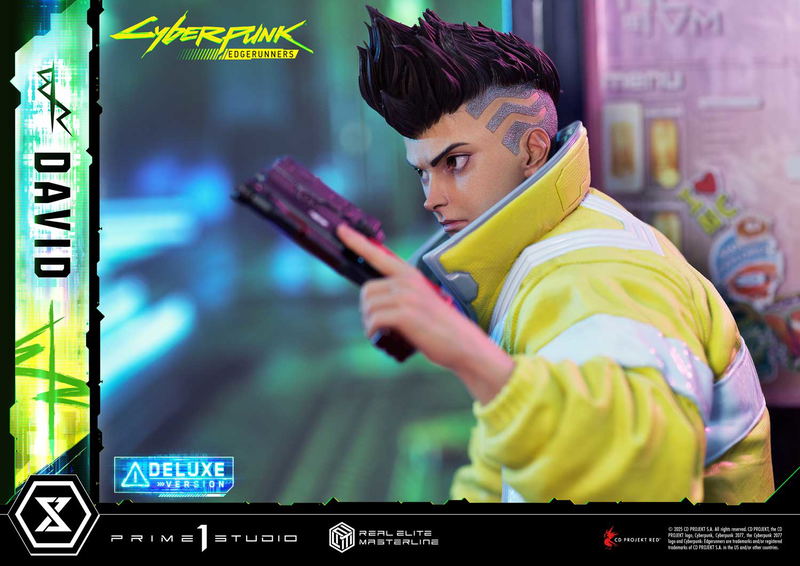 Real Elite Masterline Cyberpunk Edgerunners 1/4 Scale Statue: David DX Edition image 51