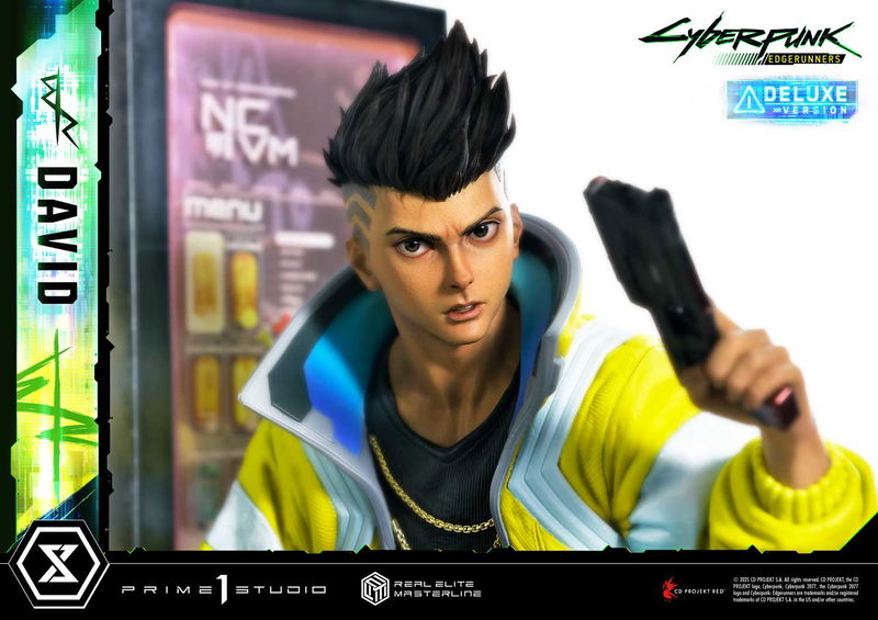 Real Elite Masterline Cyberpunk Edgerunners 1/4 Scale Statue: David DX Edition image 52