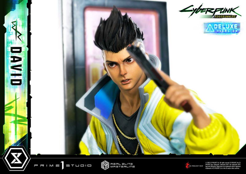 Real Elite Masterline Cyberpunk Edgerunners 1/4 Scale Statue: David DX Edition image 54