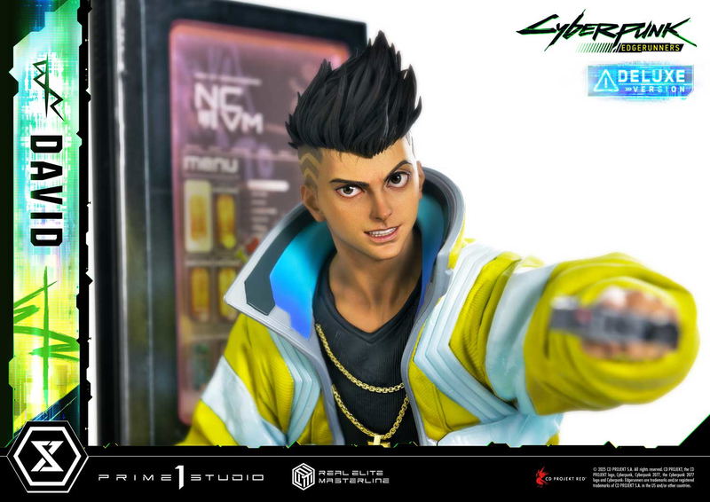Real Elite Masterline Cyberpunk Edgerunners 1/4 Scale Statue: David DX Edition image 55