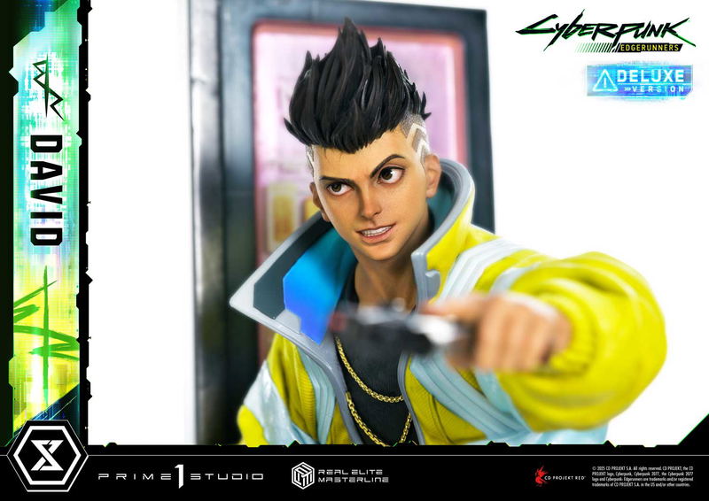 Real Elite Masterline Cyberpunk Edgerunners 1/4 Scale Statue: David DX Edition image 57