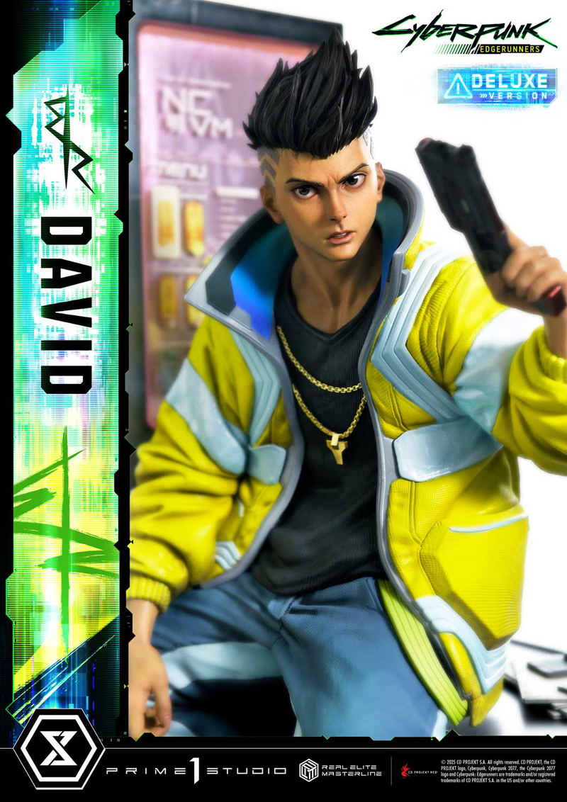 Real Elite Masterline Cyberpunk Edgerunners 1/4 Scale Statue: David DX Edition image 6