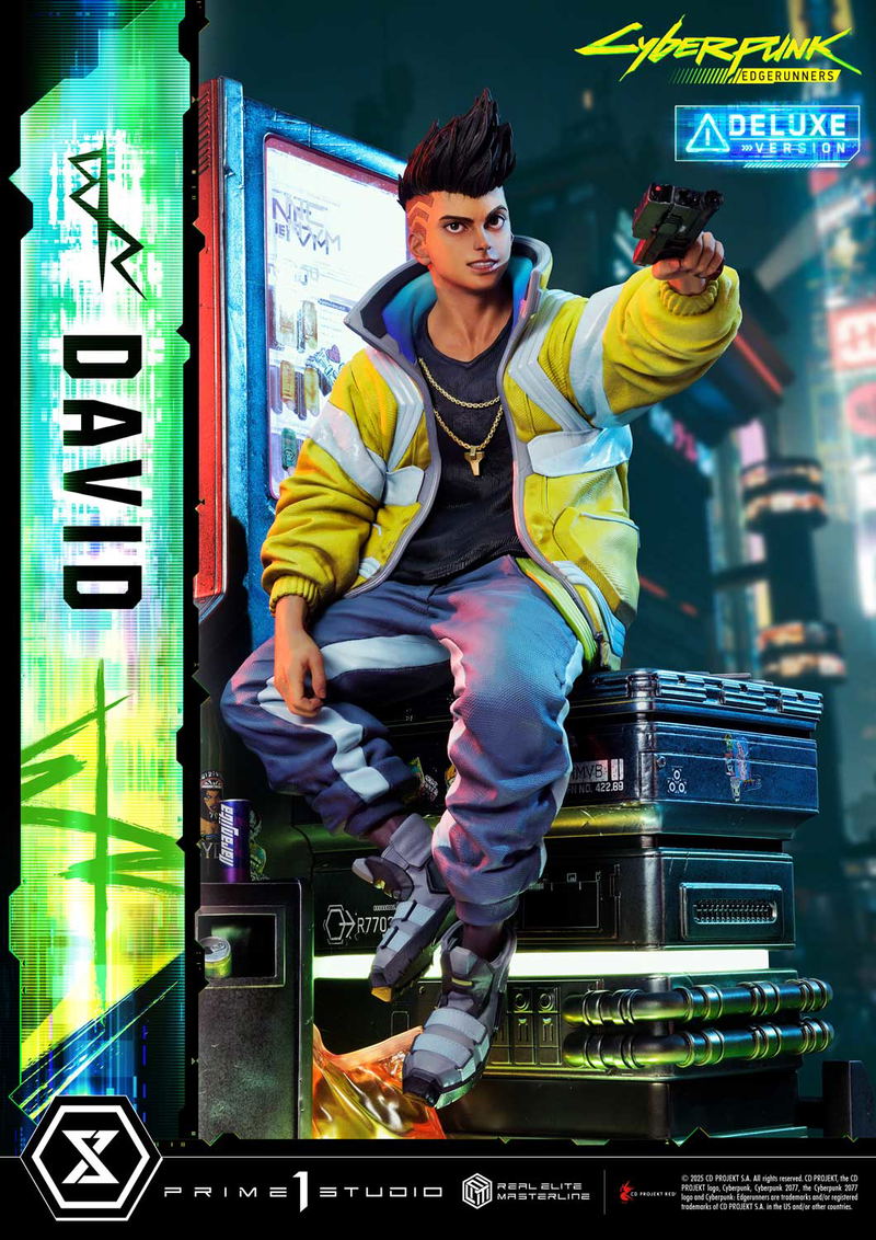 Real Elite Masterline Cyberpunk Edgerunners 1/4 Scale Statue: David DX Edition image 9