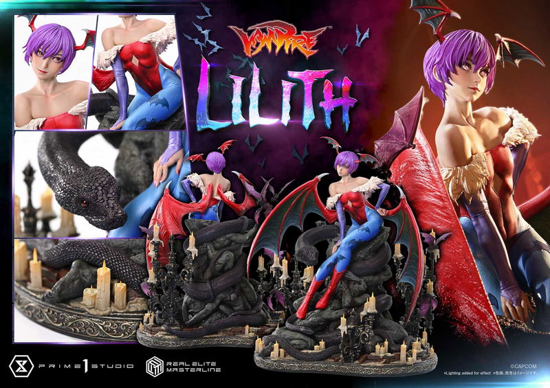 Real Elite Masterline Darkstalkers 1/4 Scale Statue: Lilith image 40