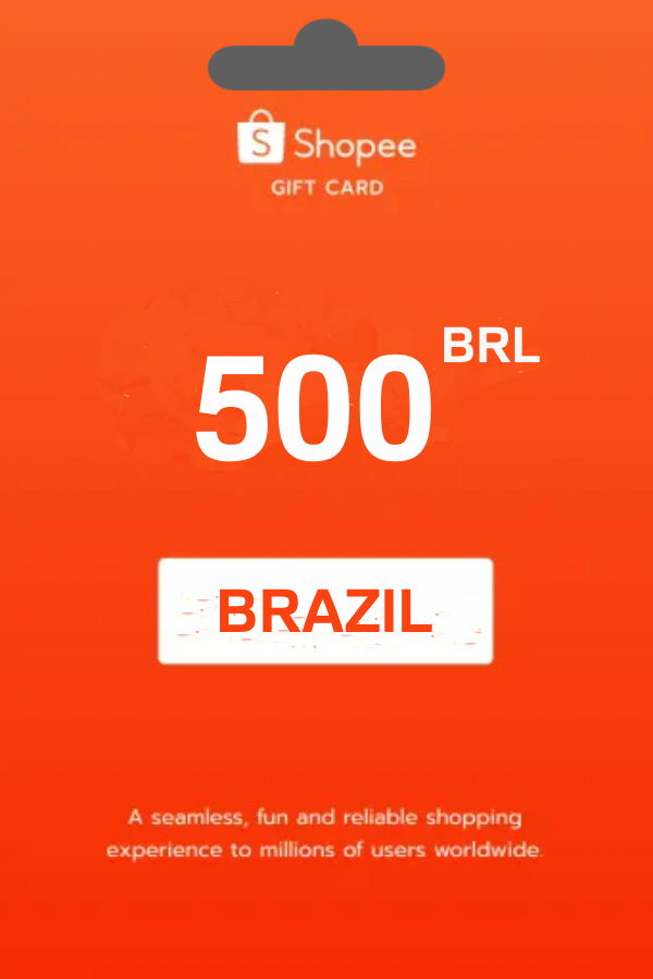Shopee Gift Card 500 BRL | Brazil Account digital — Import Game Deal