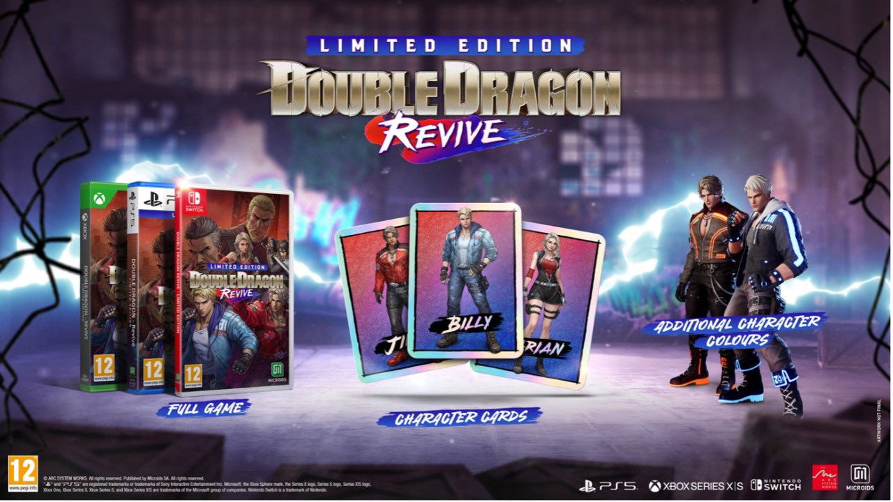 新品　即日発送　DOUBLE DRAGON Revive コレクターズ ダブルドラゴン リヴァイヴ コレクターズエディション Switch（阿々久