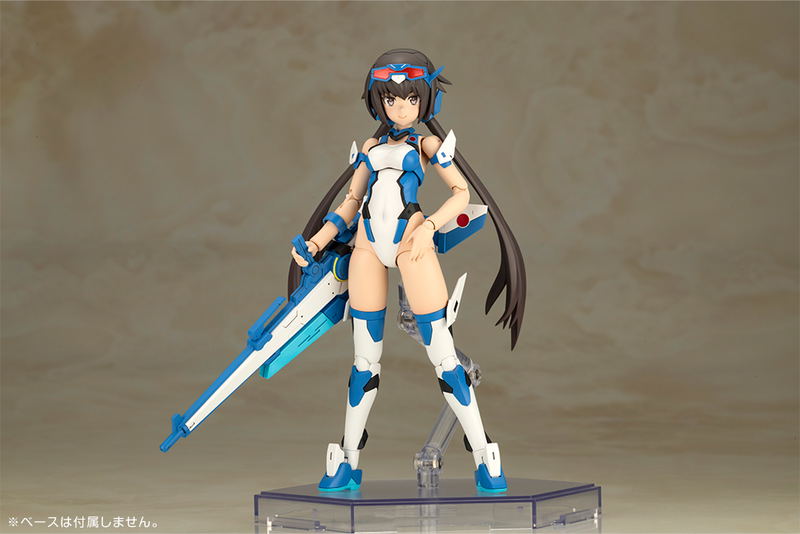 Frame Arms Girl Plastic Model Kit: Stylet Swimsuit Blue Impulse Color Ver. image 4