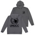 Godzilla - United Nations Godzilla Countermeasure Center Thin Dry Hoodie (Gray | Size XL) thumbnail 1