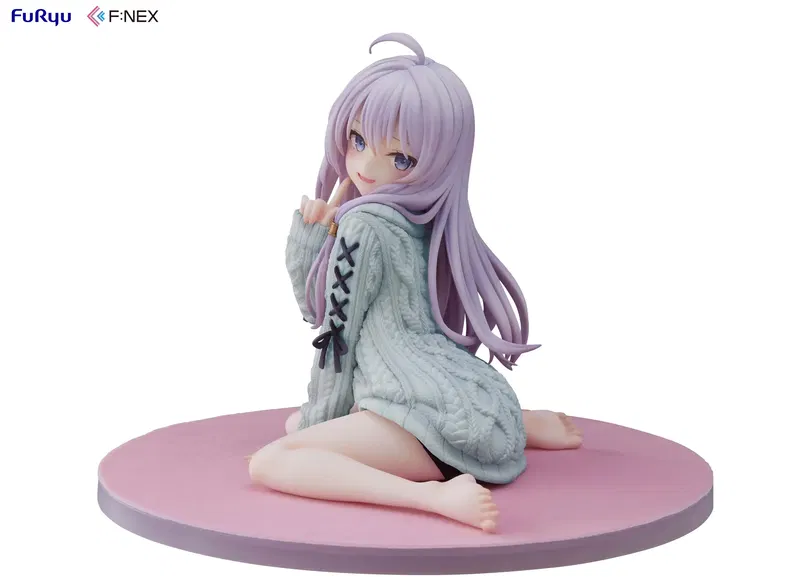 The Journey of Elaina 1/7 Scale Pre-Painted Figure: Elaina Knit Ver. Repaint Blue image 1