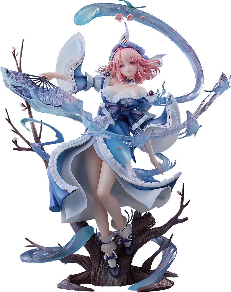 Touhou Project 1/7 Scale Pre-Painted Figure: Saigyouji Yuyuko Natural-Born Ghost Ver.