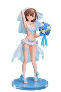 A Certain Scientific Railgun T 1/7 Scale Pre-Painted Figure: Misaka Mikoto Wedding Swimsuit Ver. thumbnail 1