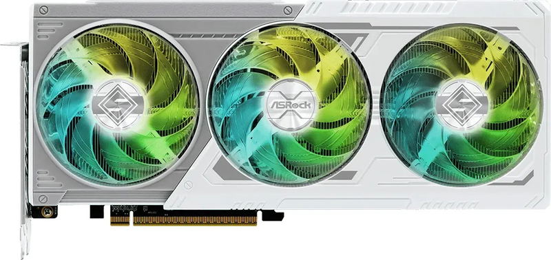 ASRock Radeon RX 9060 XT Steel Legend 16GB OC, RX9060XT SL 16GO, 16GB GDDR6, HDMI, 2x DP image 1