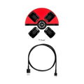 HyperX ChargePlay Quad 2 Nintendo Switch Controller Charger (White / Red) thumbnail 3