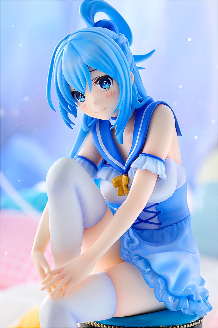Kono Subarashii Sekai ni Shukufuku wo! Pre-Painted Figure: Aqua Light Novel Negligee Ver. image 6