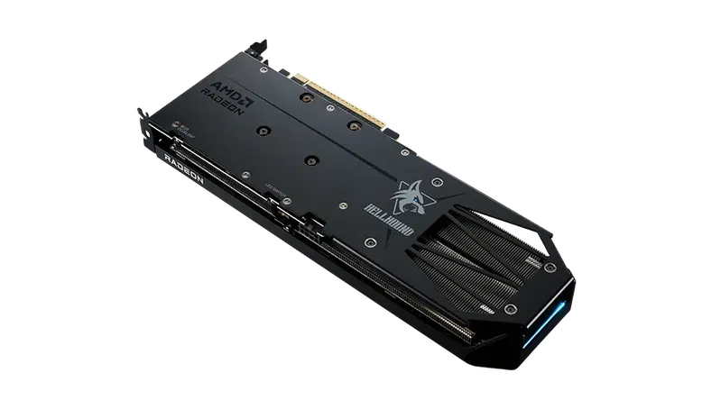 PowerColor Hellhound AMD Radeon RX 9060 XT, 16GB GDDR6, HDMI, 2x DP image 4