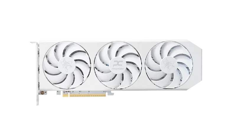 PowerColor Hellhound Spectral White AMD Radeon RX 9060 XT, 16GB 