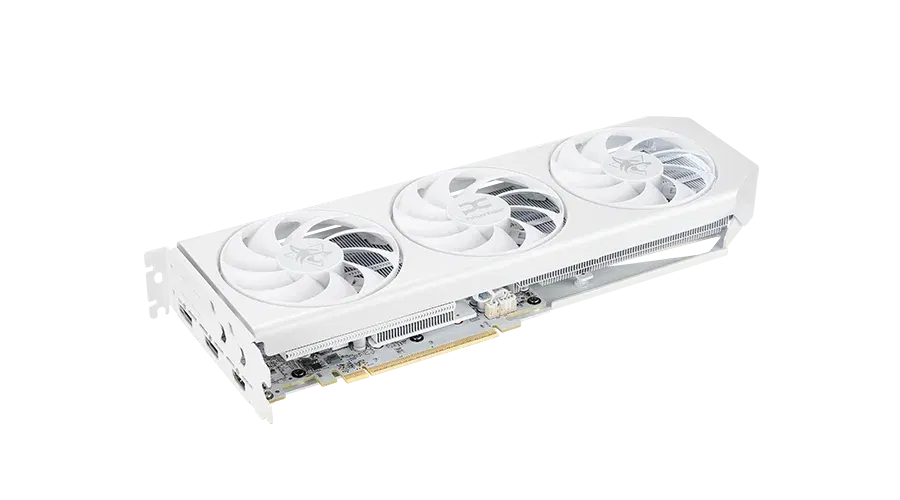 PowerColor Hellhound Spectral White AMD Radeon RX 9060 XT, 16GB