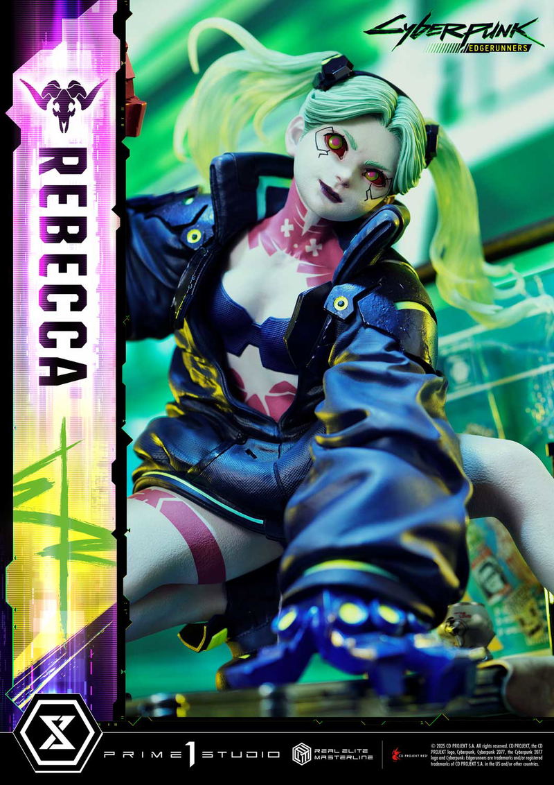 Real Elite Masterline Cyberpunk Edgerunners 1/4 Scale Statue: Rebecca image 10