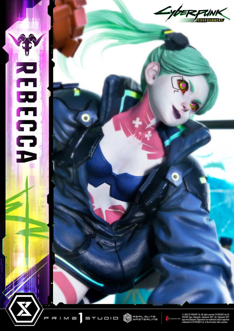 Real Elite Masterline Cyberpunk Edgerunners 1/4 Scale Statue: Rebecca image 13