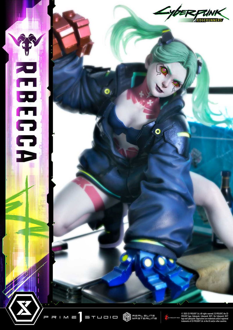 Real Elite Masterline Cyberpunk Edgerunners 1/4 Scale Statue: Rebecca image 14