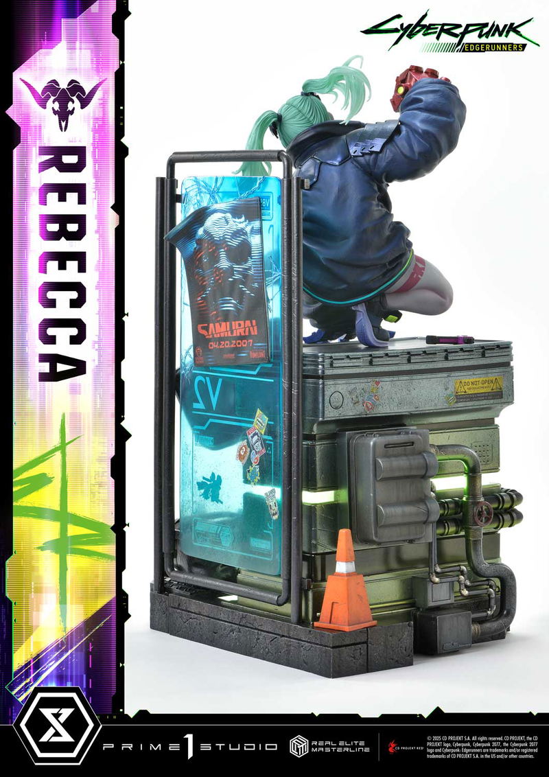 Real Elite Masterline Cyberpunk Edgerunners 1/4 Scale Statue: Rebecca image 17