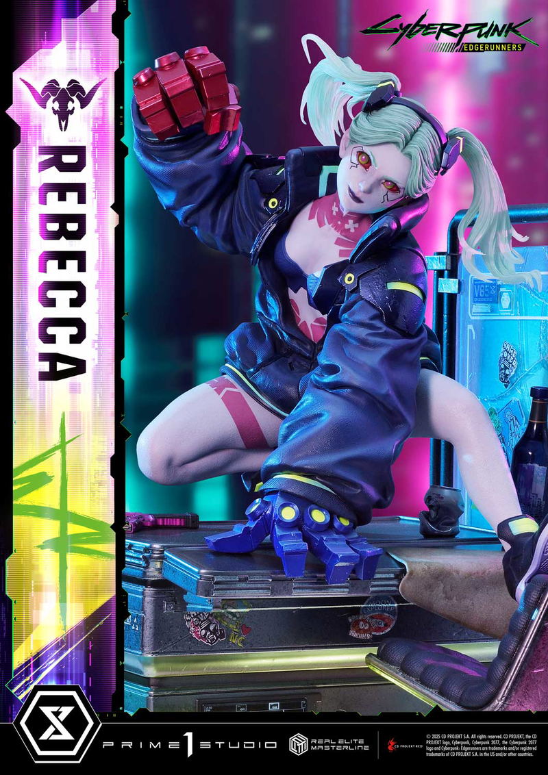 Real Elite Masterline Cyberpunk Edgerunners 1/4 Scale Statue: Rebecca image 2