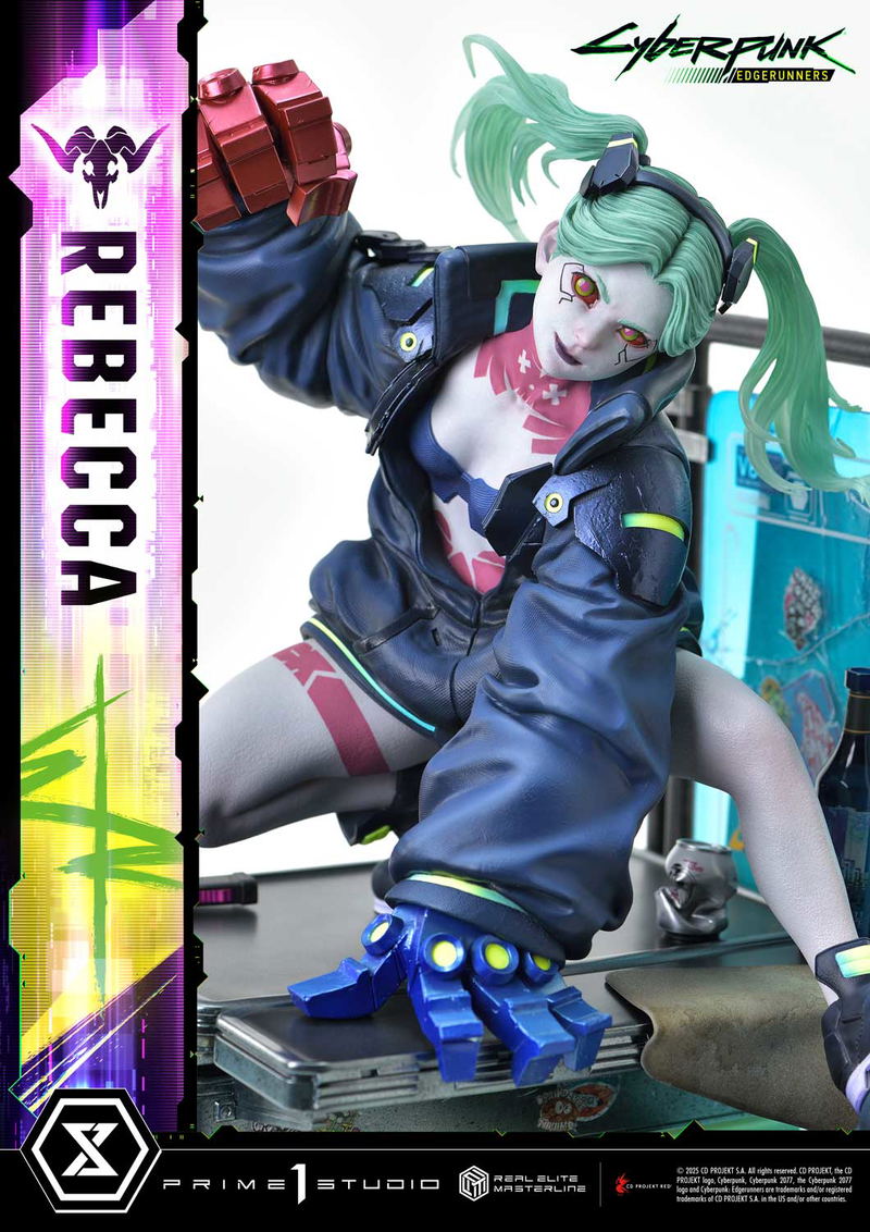 Real Elite Masterline Cyberpunk Edgerunners 1/4 Scale Statue: Rebecca image 19