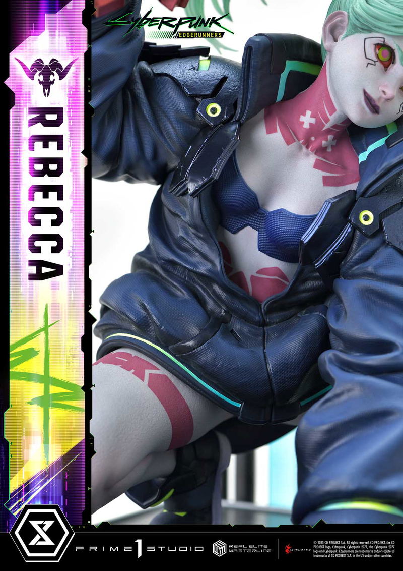 Real Elite Masterline Cyberpunk Edgerunners 1/4 Scale Statue: Rebecca image 20