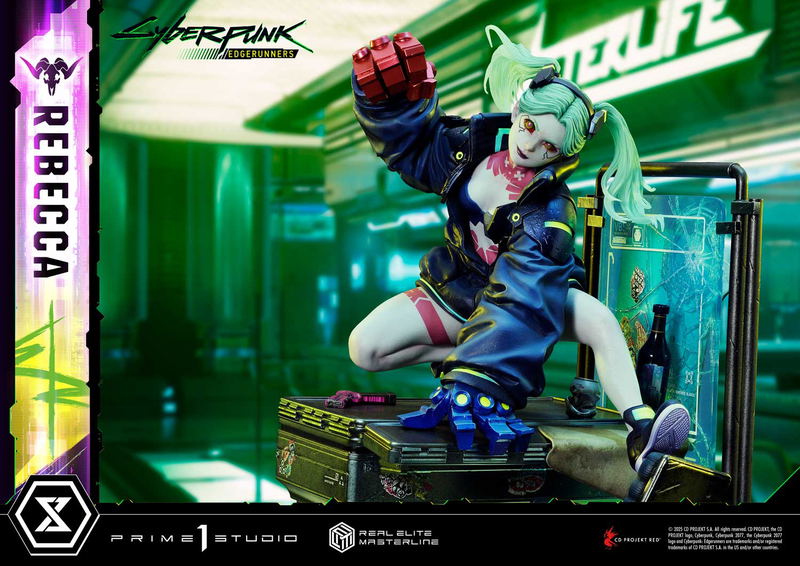 Real Elite Masterline Cyberpunk Edgerunners 1/4 Scale Statue: Rebecca image 28